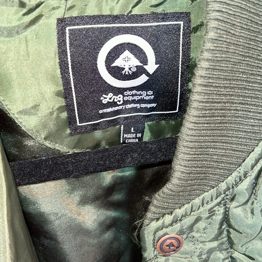 LRG Vintage Quilted Bomber Jacket - Picture 8 of 9